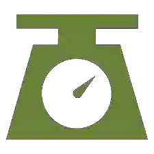 A Green Weight Scale Icon